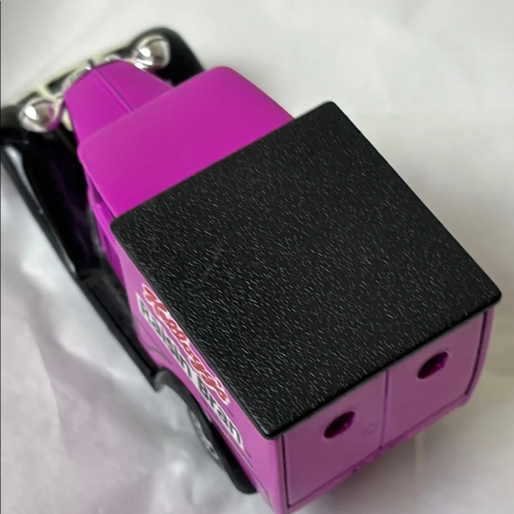 Vintage Kellogg’s Raisin Bran Toy Truck - Pink and Black
